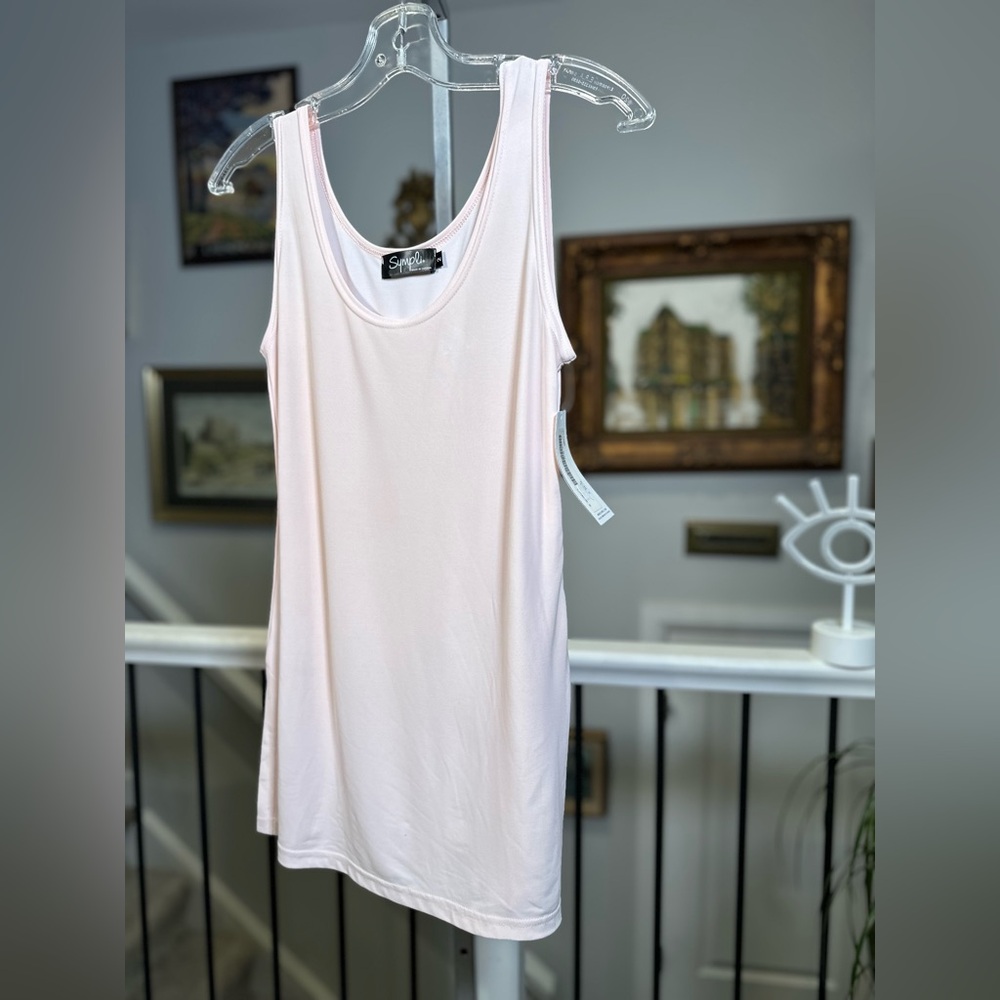 Sympli Go To Tank Relax Blush Pink Sleeveless Size 2 - Picture 4 of 11